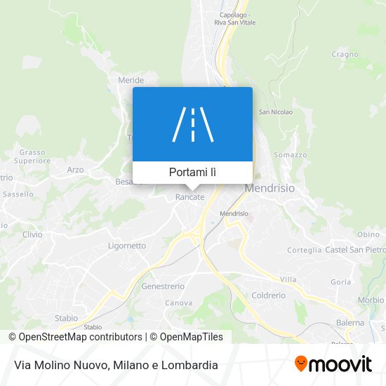 Mappa Via Molino Nuovo