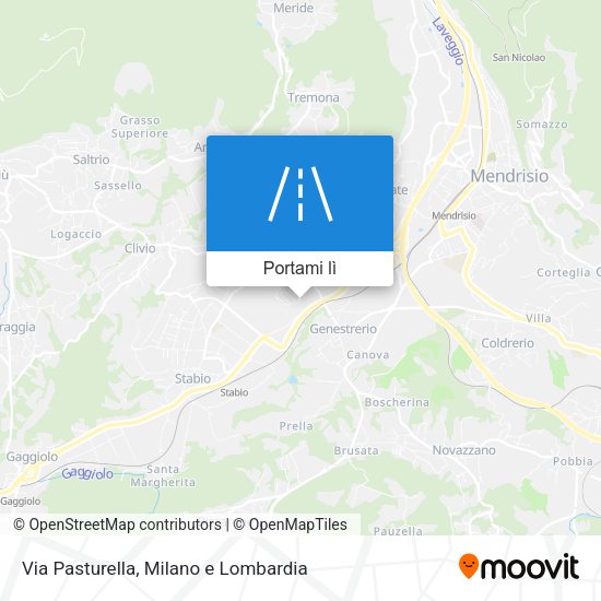 Mappa Via Pasturella
