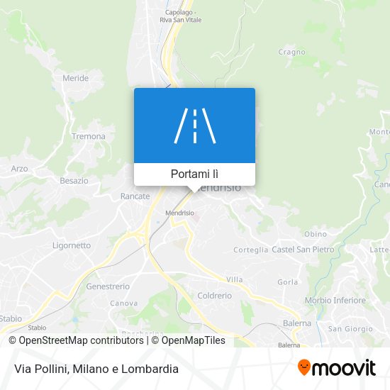 Mappa Via Pollini