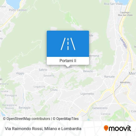 Mappa Via Raimondo Rossi