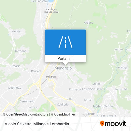 Mappa Vicolo Selvetta