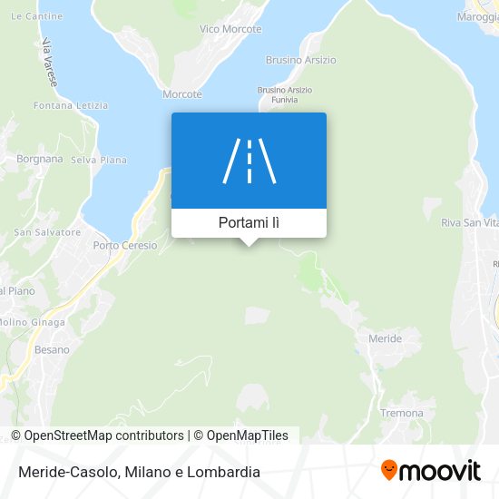 Mappa Meride-Casolo