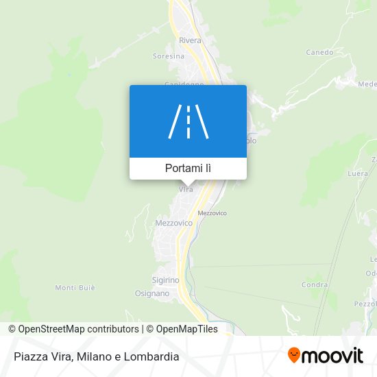 Mappa Piazza Vira