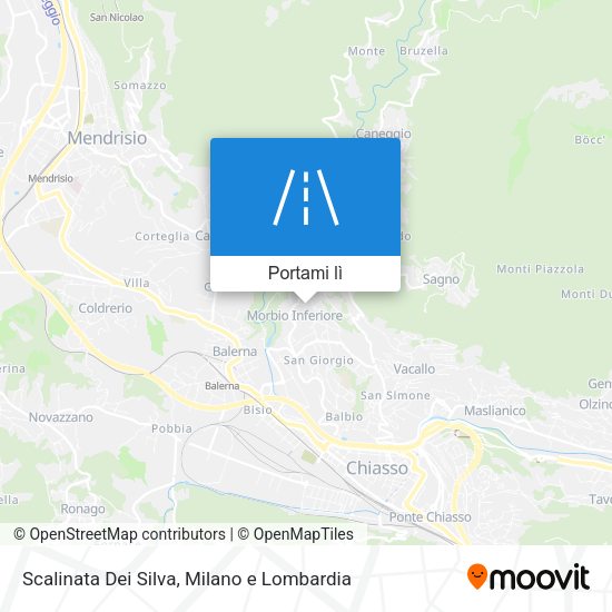 Mappa Scalinata Dei Silva