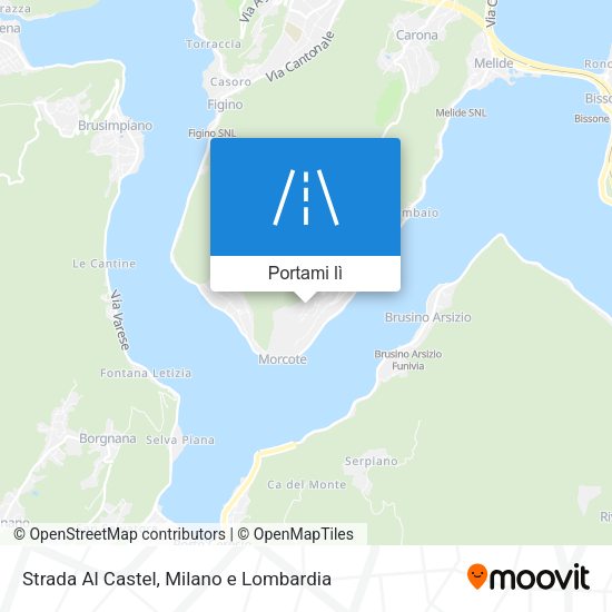 Mappa Strada Al Castel