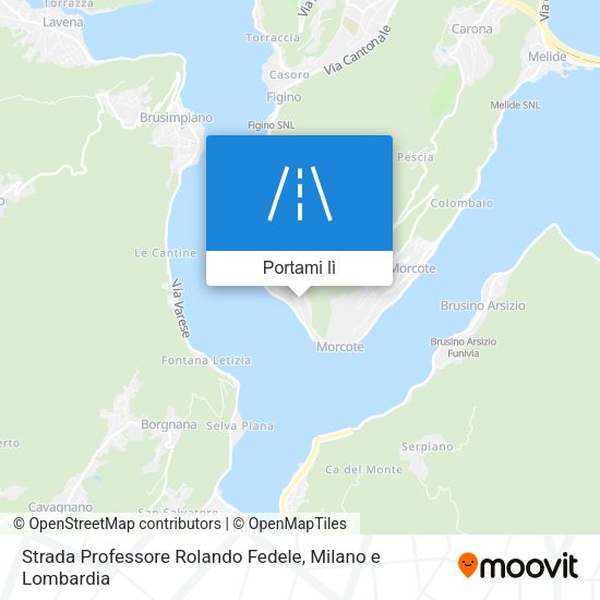 Mappa Strada Professore Rolando Fedele