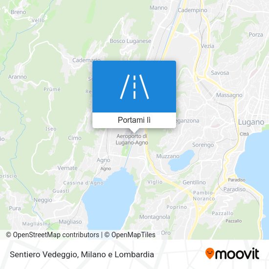 Mappa Sentiero Vedeggio