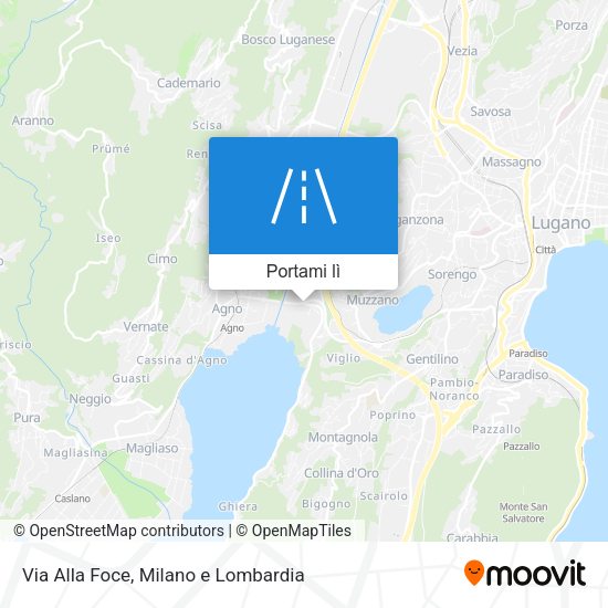 Mappa Via Alla Foce