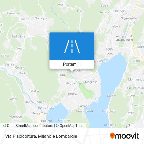 Mappa Via Piscicoltura