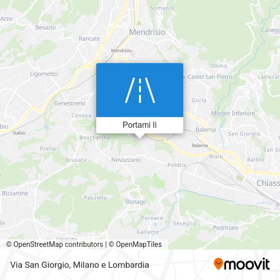Mappa Via San Giorgio