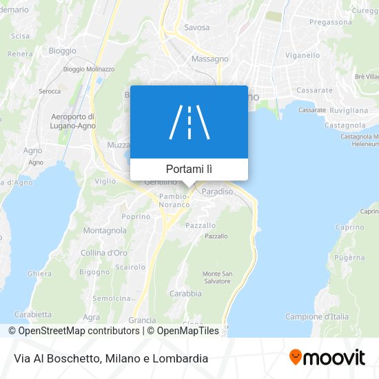 Mappa Via Al Boschetto