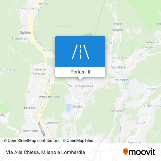 Mappa Via Alla Chiesa