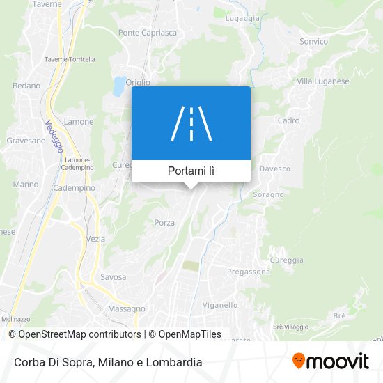 Mappa Corba Di Sopra
