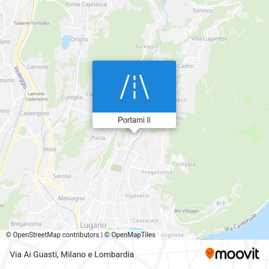 Mappa Via Ai Guasti