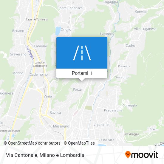 Mappa Via Cantonale
