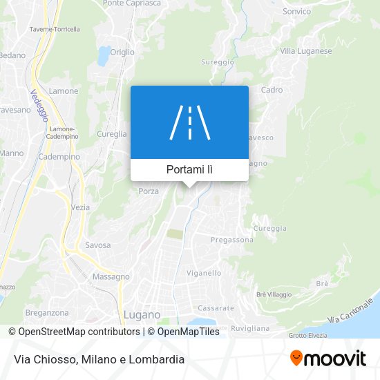 Mappa Via Chiosso