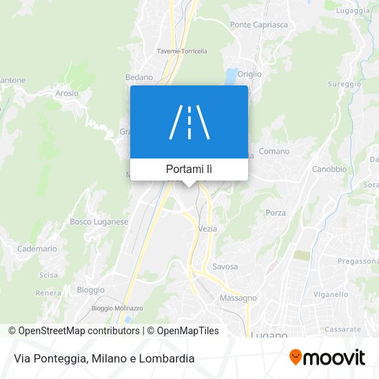 Mappa Via Ponteggia