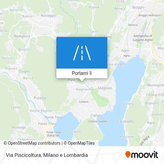 Mappa Via Piscicoltura