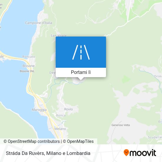Mappa Stráda Da Ruvèrs