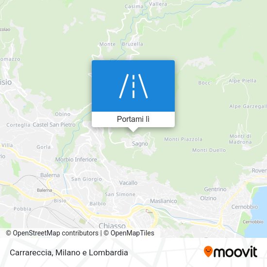 Mappa Carrareccia