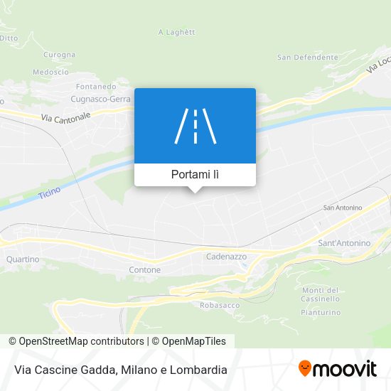 Mappa Via Cascine Gadda