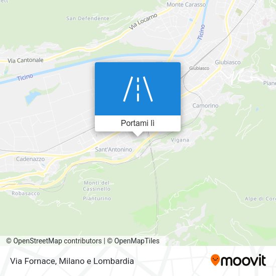 Mappa Via Fornace