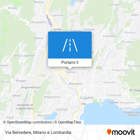 Mappa Via Belvedere