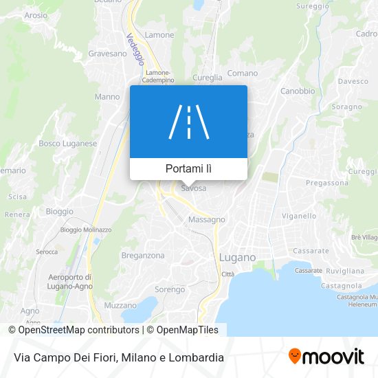 Mappa Via Campo Dei Fiori