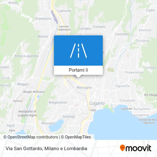 Mappa Via San Gottardo