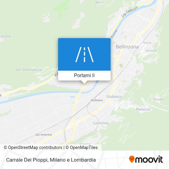 Mappa Carrale Dei Pioppi