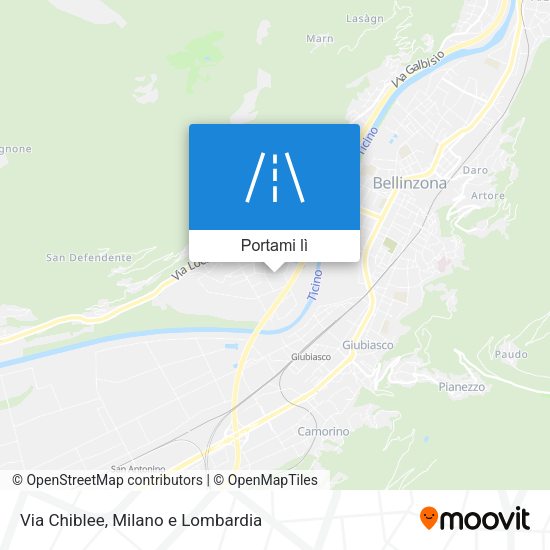 Mappa Via Chiblee