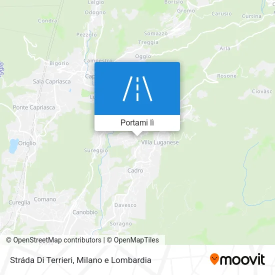 Mappa Stráda Di Terrieri
