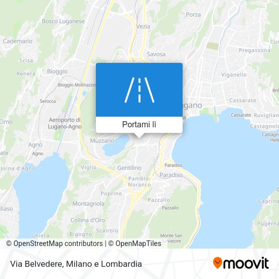 Mappa Via Belvedere