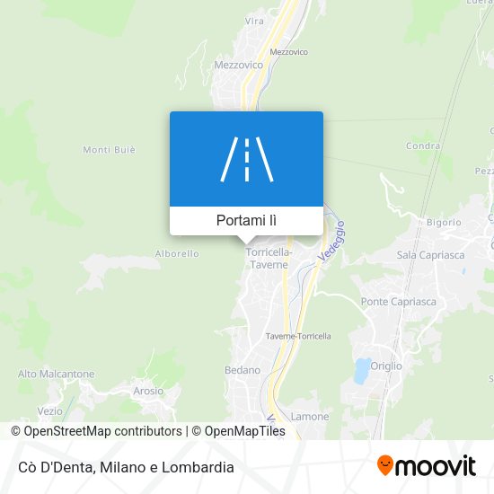 Mappa Cò D'Denta