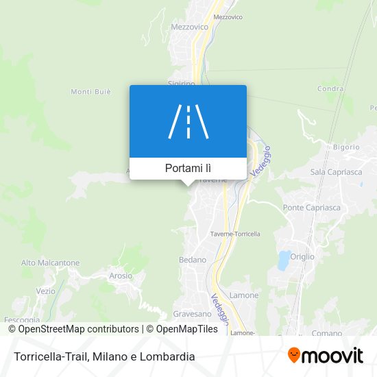 Mappa Torricella-Trail