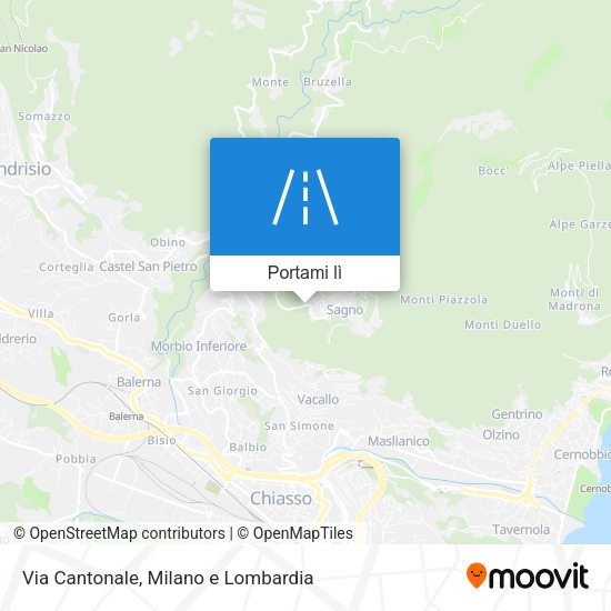 Mappa Via Cantonale