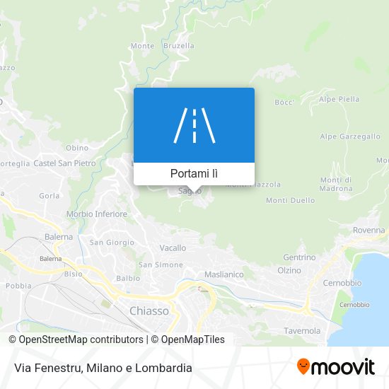 Mappa Via Fenestru