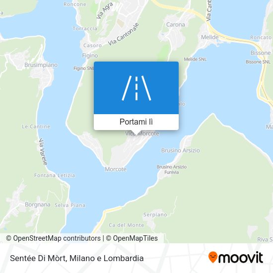 Mappa Sentée Di Mòrt