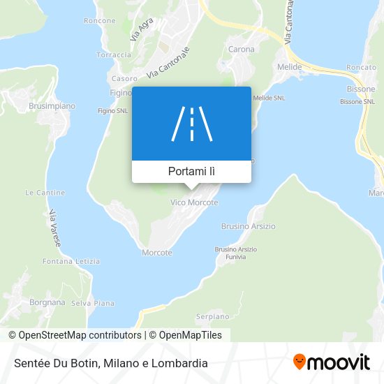 Mappa Sentée Du Botin