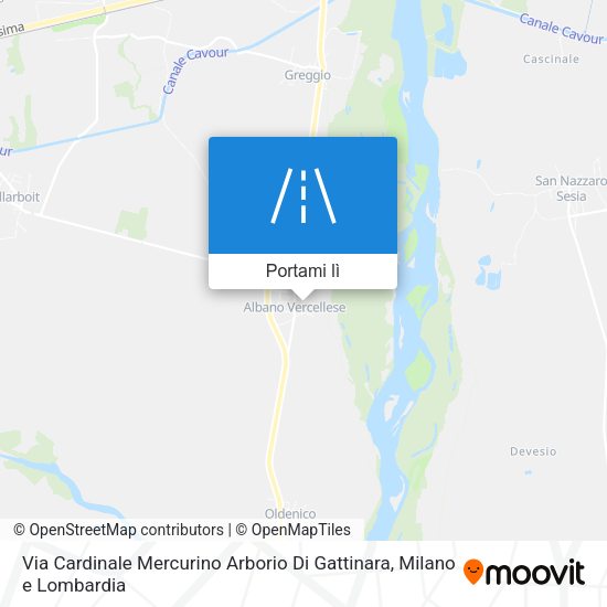 Mappa Via Cardinale Mercurino Arborio Di Gattinara