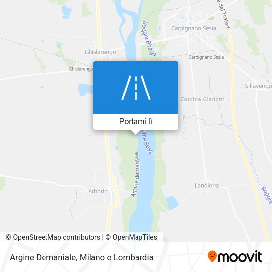 Mappa Argine Demaniale
