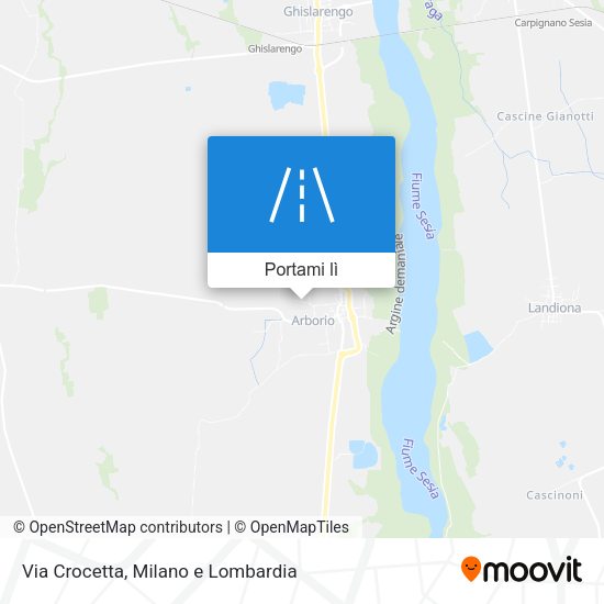 Mappa Via Crocetta