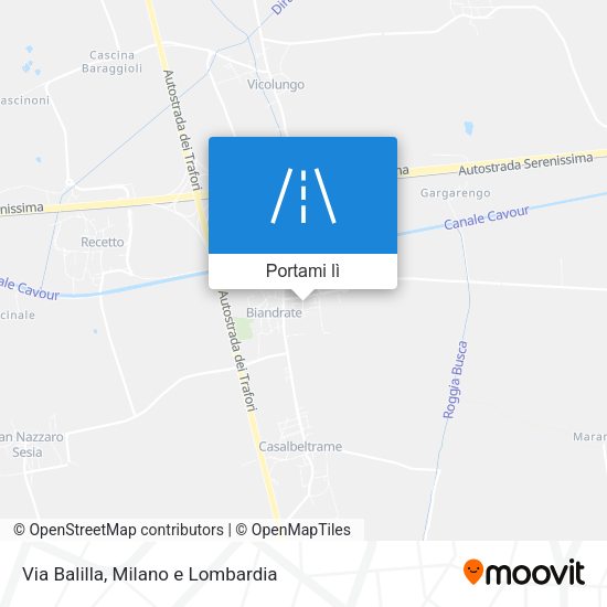 Mappa Via Balilla