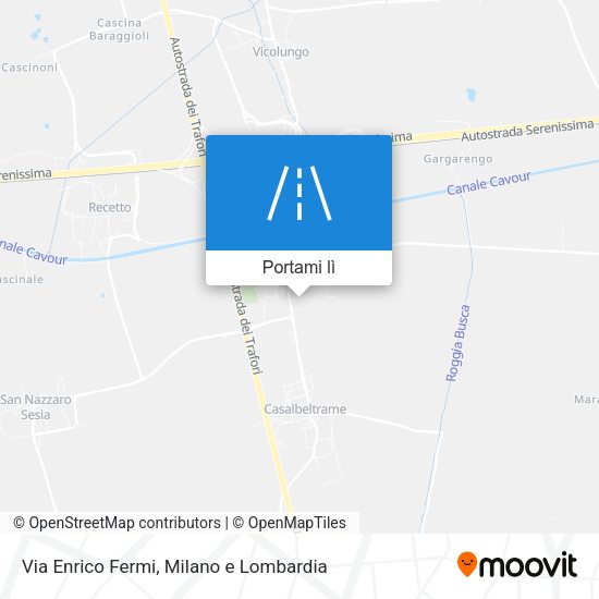 Mappa Via Enrico Fermi