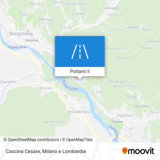 Mappa Cascina Cesare