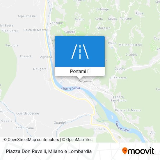 Mappa Piazza Don Ravelli