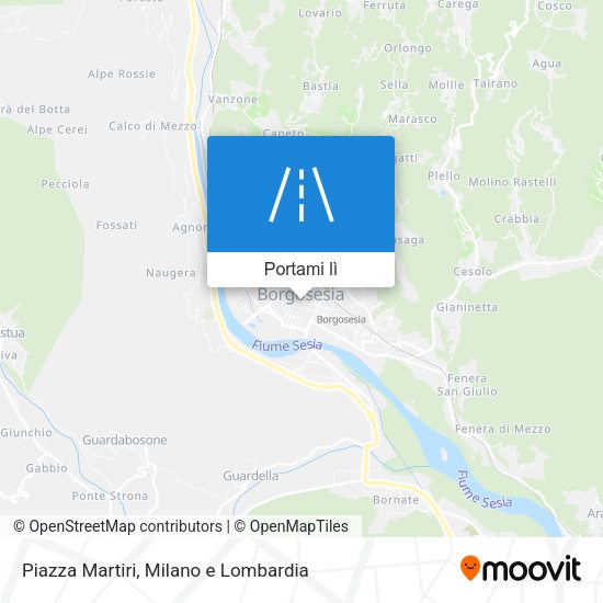 Mappa Piazza Martiri