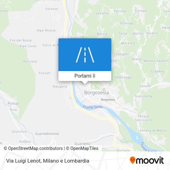 Mappa Via Luigi Lenot