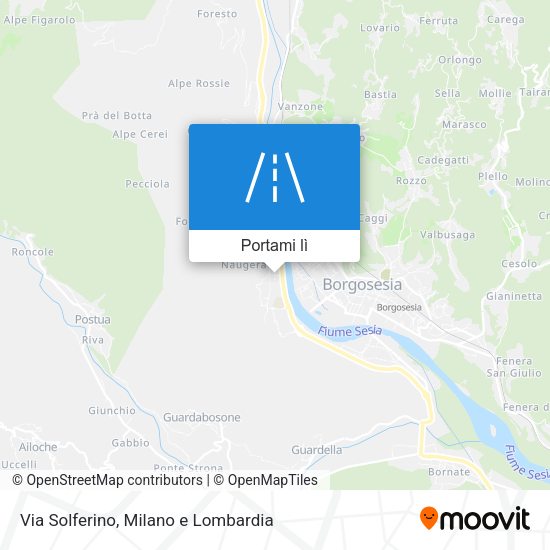 Mappa Via Solferino