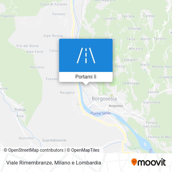 Mappa Viale Rimembranze